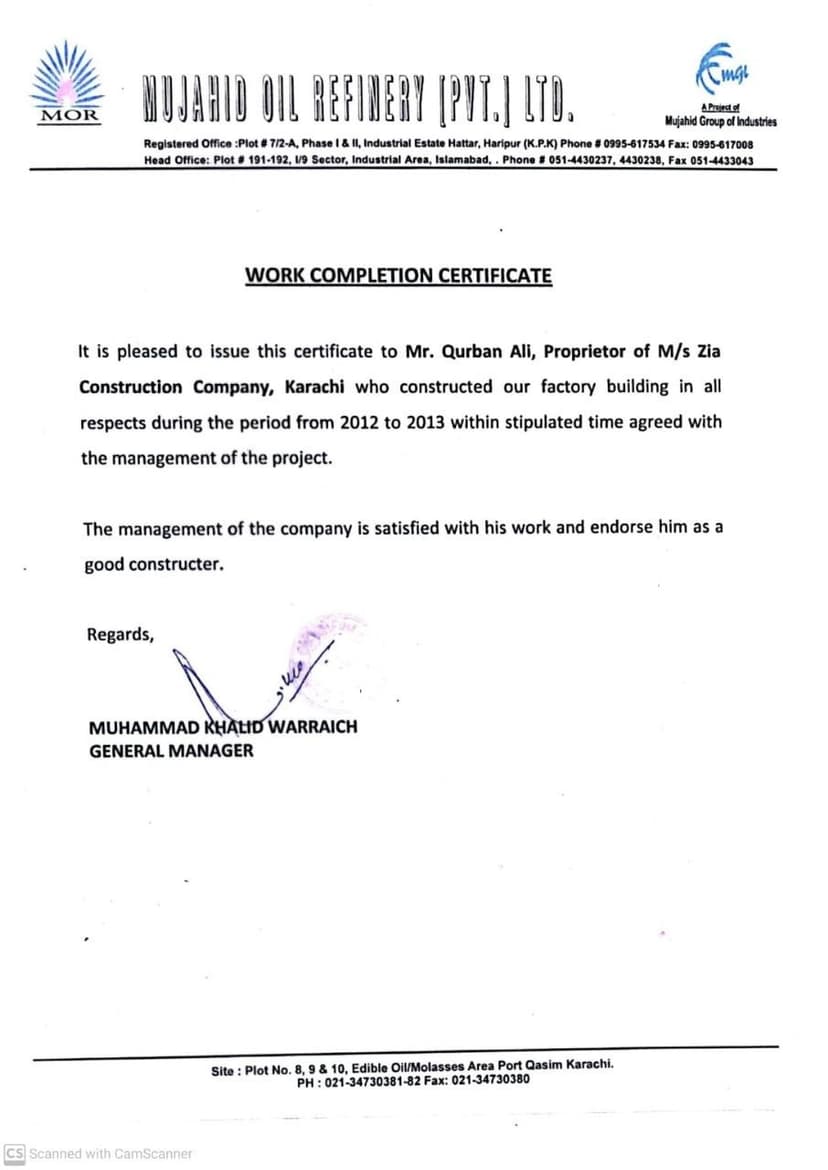 Client Appreciation Certificate 1