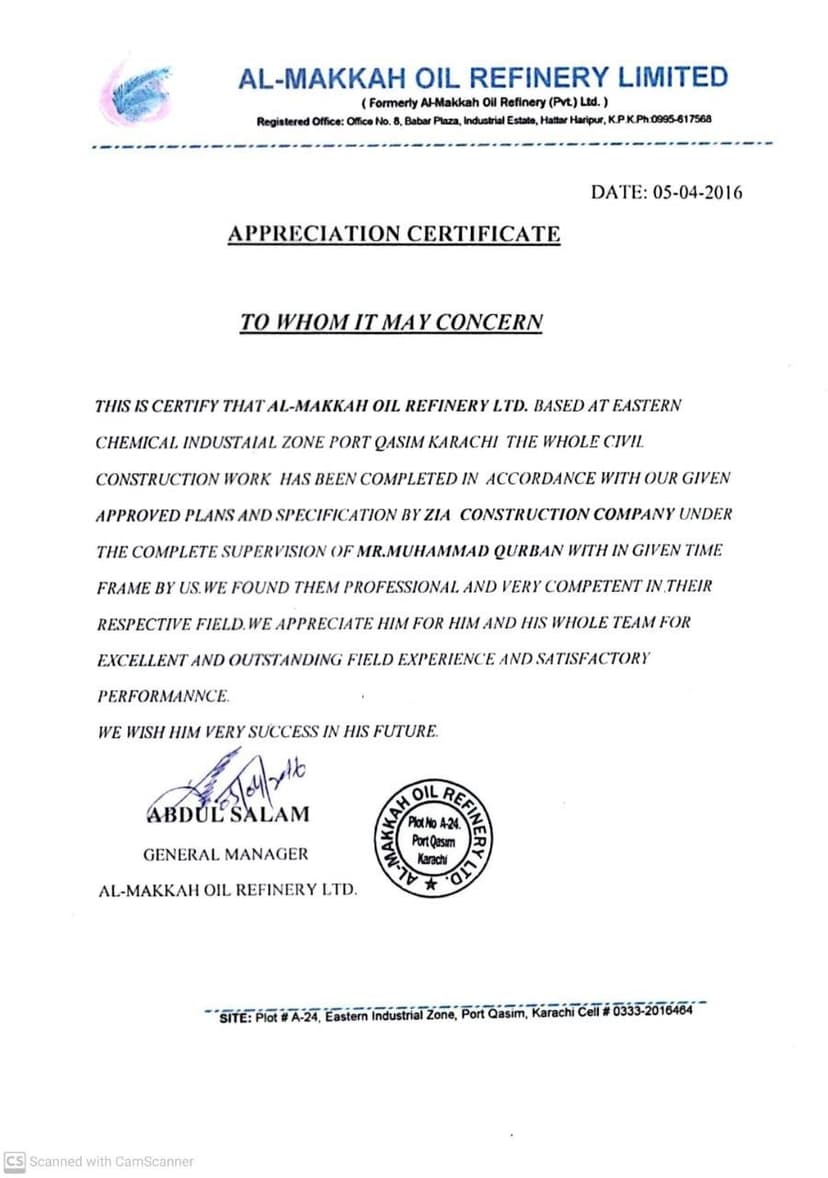 Client Appreciation Certificate 3